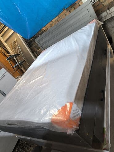 кровать белый: Двуспальная кровать, Новый, С матрасом, длина - 2000 см — 4