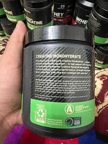 Спорт жана эс алуу: Optimum Nutrition Micronised Creatine Powder оригинал американец - — 2