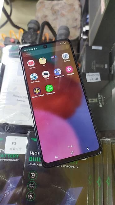 чехол на самсунг а51: Samsung Galaxy A51, Б/у, 128 ГБ, цвет - Голубой, 2 SIM — 3