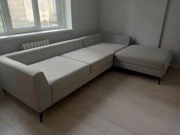 современные угловые диваны: Угловой диван, Без подлокотников, Трёхместный и более — 1