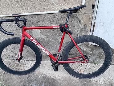 grey фикс: Шоссейный велосипед, Tsunami, Рама L (172 - 185 см) — 2