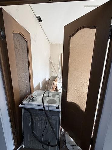 Эшиктер үчүн тетик: Ички эшик, Колдонулган, Глухие, Жыгач, түсү - Күрөң — 7