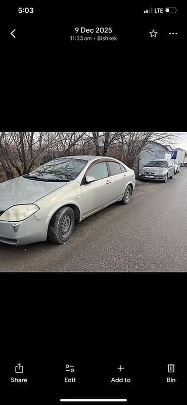infinity i30: Nissan Primera: 2004 г. — 2