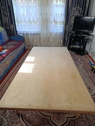 Дом и сад: Стол для зала, Б/у, Не раскладной, Прямоугольный — 1