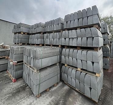 тачка для стройки: Дорожный бордюр, Прессованный, Бетонный, Новый — 9