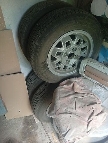 Колеса в сборе 175 / 70 / R 13, Лето, Б/у, Комплект, Легковые, Литые, отверстий - 4 at lalafo.kg Колеса в сборе 175 / 70 / R 13, Лето, Б/у, Комплект, Легковые, Литые, отверстий - 4