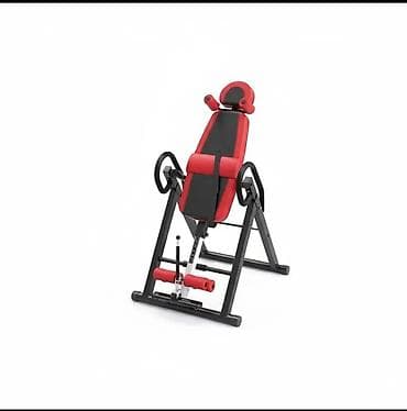 Спорт и хобби: Инверсионный стол для растяжки позвоночника и разгрузки спины - — 1