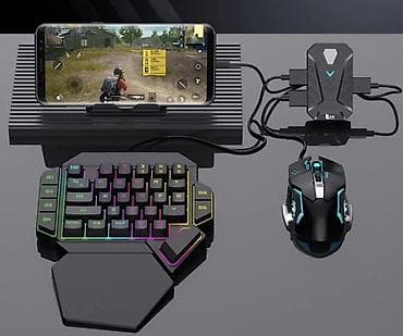 realmi 6 pro: Игровой комплект для смартфона: хаб-адаптер + мини-клавиатура с — 1