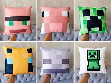 Подушки: Декоративные подушки Minecraft - Официальный дизайн с любимыми — 2