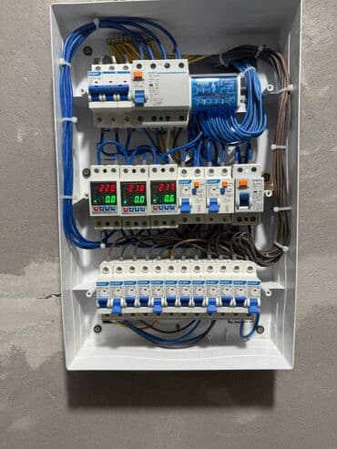 стяжка куябыз: Выездной электрик Бишкек. Срочно. — Замена розеток и выключателей — — 2