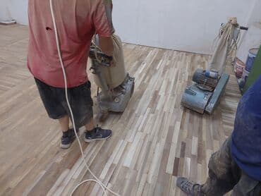 строительных отделочных работ: Шлифовка пола, Шлифовка паркета, Шлифовка под ламинат Больше 6 лет опыта — 1