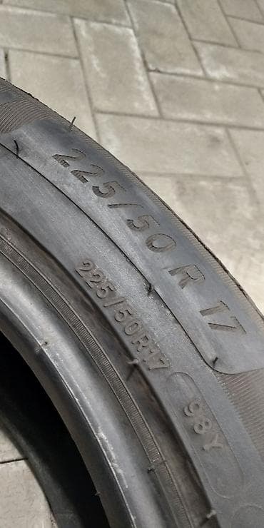 Транспорт: Шиналар 225 / 50 / R 17, Колдонулган, Комплект, Michelin — 6