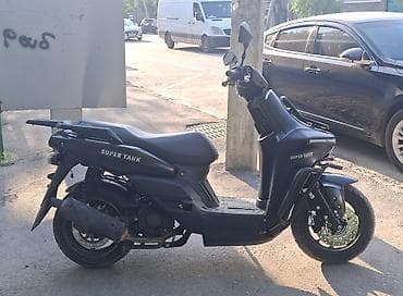 скутер покрышка: Скутер Super Tank, черный, городской/утилитарный формат. Основные — 1