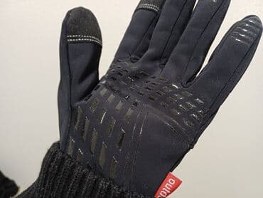 Бижутерия: Перчатки, варежки, Унисекс, Новый, цвет - Черный — 4