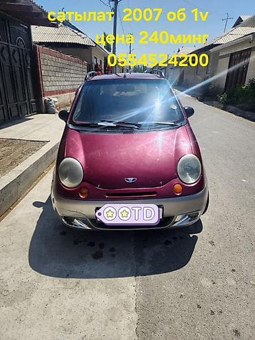 Daewoo Matiz: 2007 г., 1 л, Бензин, Хэтчбэк — 1