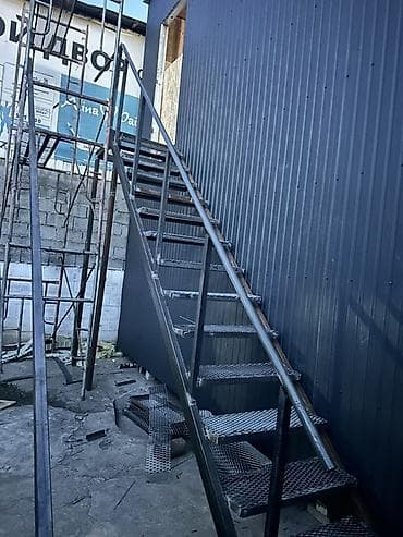 step 2: Металлическая лестница Наружные, Гарантия, Форма лестницы: Прямая, Стиль: Классический — 4