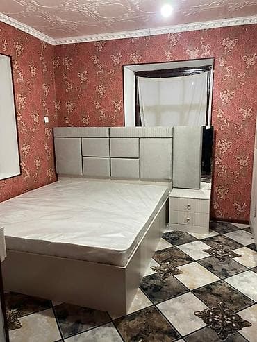 прикроватные тумбочки из экокожи: Спальный гарнитур, Б/у, Двуспальная кровать, Шкаф, Комод, Белоруссия, ДСП, Самовывоз, цвет - Бежевый — 9