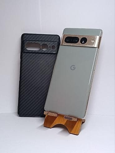 наушники проводныц: Google Pixel 7 Pro, Б/у, 128 ГБ, цвет - Серый, 1 SIM — 1