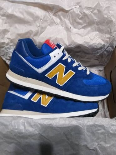 реди: Мужские кроссовки, 41, New Balance, Новый, цвет - Синий, Бесплатная доставка — 6