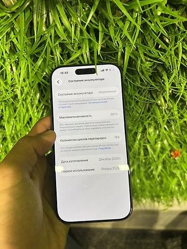 IPhone 17 Pro, Б/у, 512 ГБ, Синий, Зарядное устройство, Коробка, 99 % — 1
