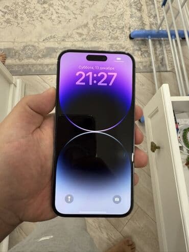 14 pro max цена бишкек: IPhone 14 Pro Max, Колдонулган, 256 ГБ, Deep Purple, Кабель, Куту, 84 % — 1