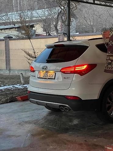 рейлинги на авто бишкек: Hyundai Santa Fe: 2014 г., 2.4 л, Автомат, Бензин, Кроссовер — 3