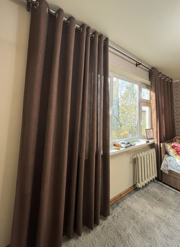 ткани шторы: Портьера, Готовое изделие, Для спальни — 1
