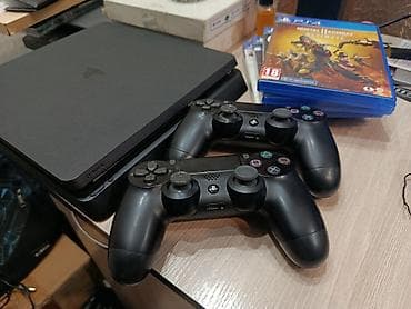 microsoft xbox: PlayStation 4 Slim 1 ТБ + 5 игр. Состав: - Консоль PS4 Slim с — 1