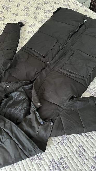 Женская одежда: Пуховик, Длинная модель, С капюшоном, 2XL — 4