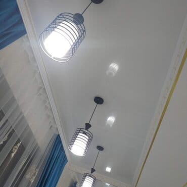 гарнитур для зала бу: Натяжной потолок+Нат потолок!любой сложности,120 — 18