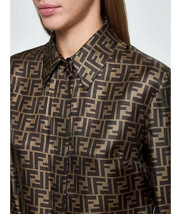 Костюм женский Fendi с фирменным монограммным принтом FF