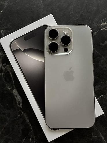 redmi 14 note: IPhone 15 Pro Max, Б/у, 256 ГБ, Natural Titanium, Зарядное устройство, Чехол, Коробка, 80 % — 1