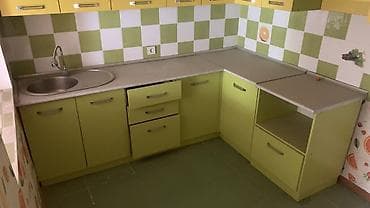 Кухонный гарнитур, Новый, цвет - Желтый, Дерево