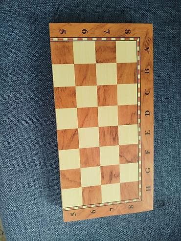 tech deck: Шахматная доска складная из дерева. - Классическая разметка 8×8 с — 1