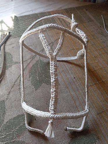 Грызуны: Верховая узда/недоуздок ручного плетения из прочного синтетического — 1