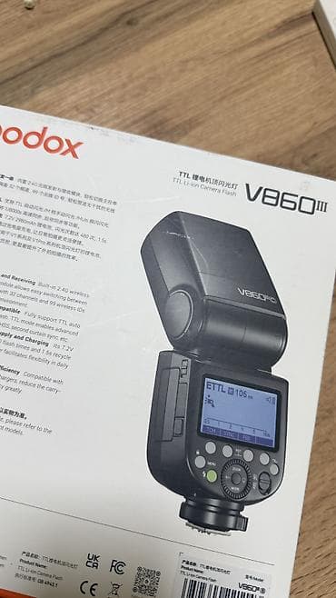 cs 55 plus: Продается вспышка Godox V 860 3 поколение, для Sony (S) новая, 18500 — 7