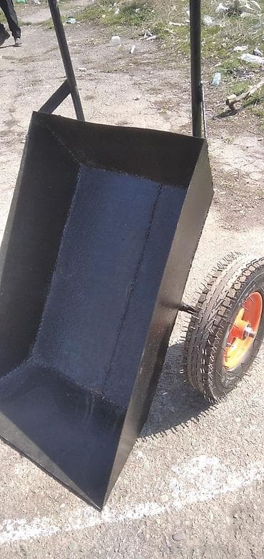 Садово-строительная тачка и тележка, Стальная, Двухколесная