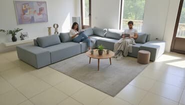 угловые диваны: Секционный диван "Париж", состоит из нескольких модулей, которые можно — 1