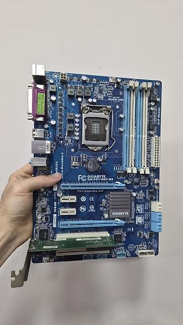 socket 1155: Материнская плата для ПК, Gigabyte, LGA1155 — 1