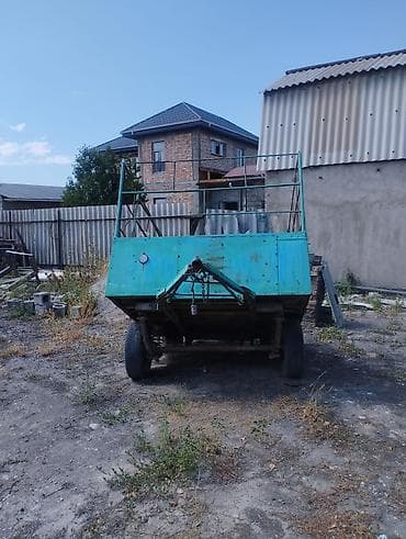 Одноосный легковой прицеп с каркасом под тент/надставными бортами — 5