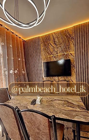 Күндүк ижара: Ысык-Көлдө ижарага батир, Palm Beach, Чок-Тал, 5 орун, Баасы Бүтүндөй турак үй үчүн — 4