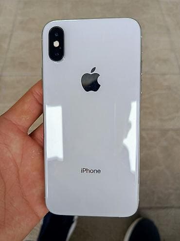 iphone 13 min: IPhone X, Б/у, Серебристый, Защитное стекло — 1