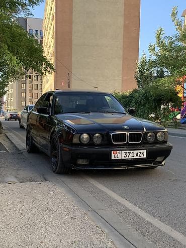 руль левый: BMW 5 series: 1988 г., Механика — 2