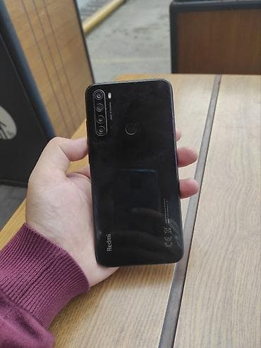 micro sd card: Redmi, Redmi Note 8, Б/у, 64 ГБ, цвет - Черный, 2 SIM — 2