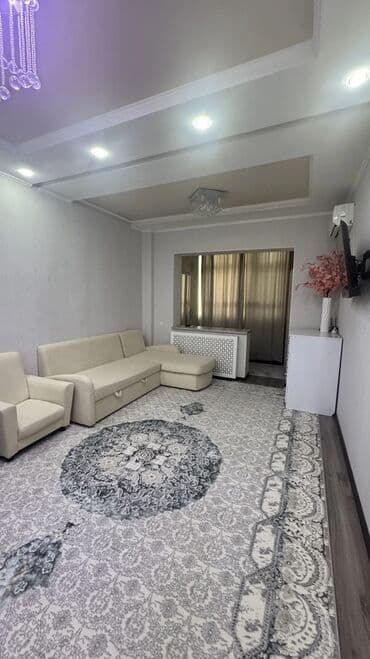 3 комнатная квартира долгосрочно: 1 бөлмө, Кыймылсыз мүлк агенттиги, Чогуу жашоосу жок, Толугу менен эмереги бар — 2