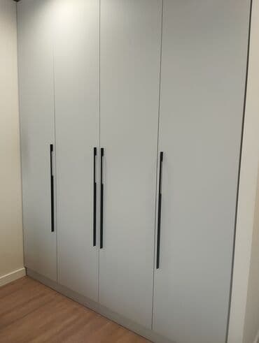 Спальный гарнитур, Двуспальная кровать, цвет - Серый