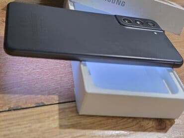 телефон бу арзан: Samsung Galaxy S21 FE, Б/у, 256 ГБ, цвет - Черный, 1 SIM, 2 SIM — 3