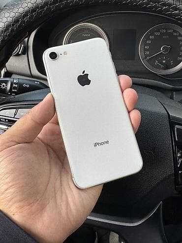 IPhone 8, Б/у, 256 ГБ, Серебристый, Защитное стекло, Чехол, 99 %