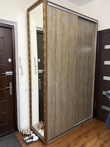 Дом и сад: Шкаф купе, Б/у, С зеркалом, ЛДСП — 1