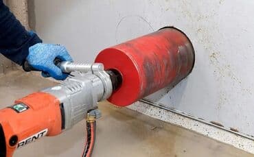 шлифовалный станок: Алмазная сверлильная установка на стойке Hilti (электрический — 3